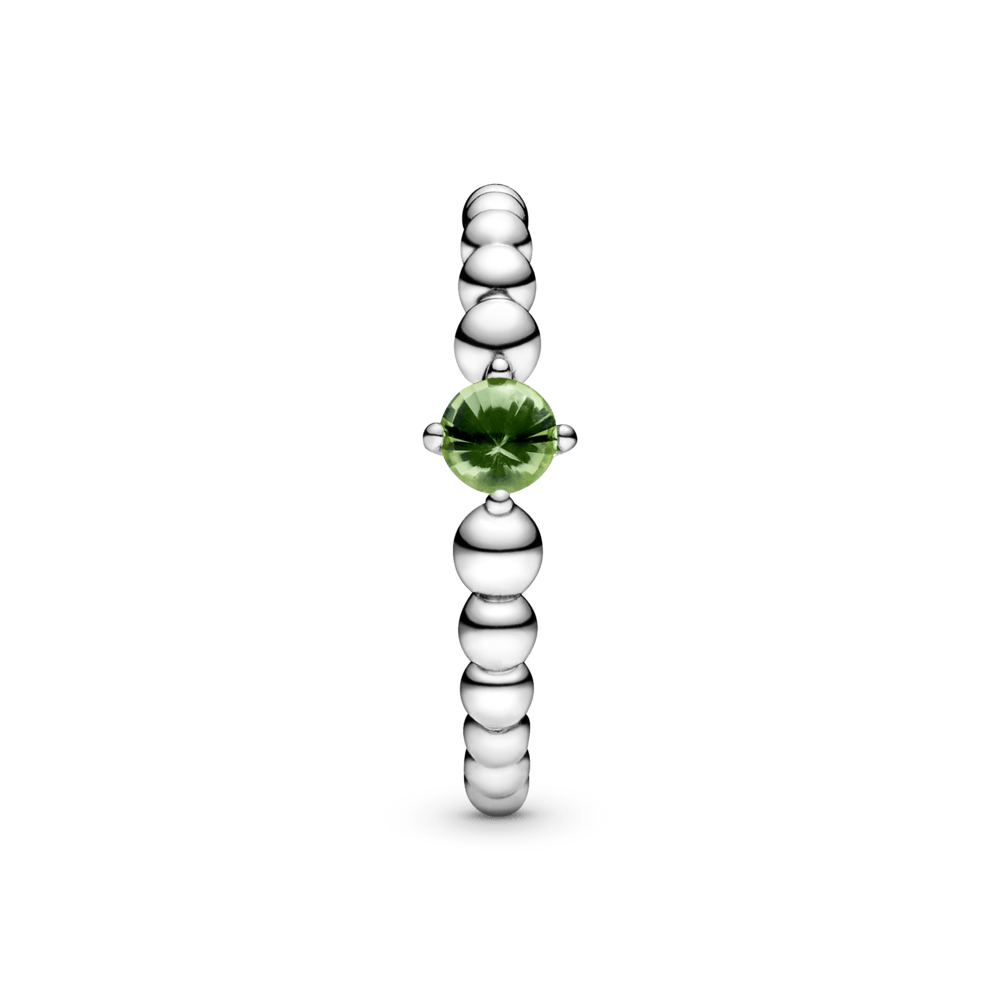 Pavasarinis žalias žiedas su karoliukais - Pandora LT