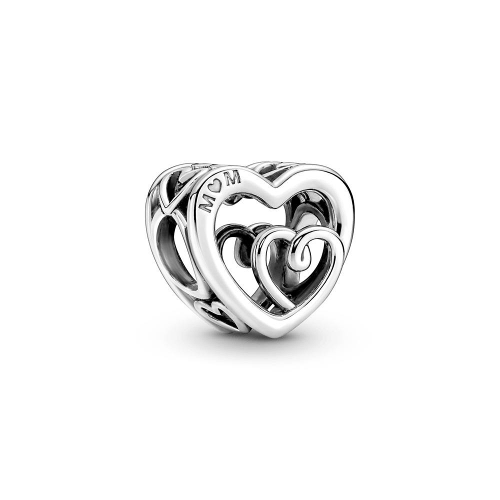 Persipynusių begalybės širdžių karoliukas - Pandora LT