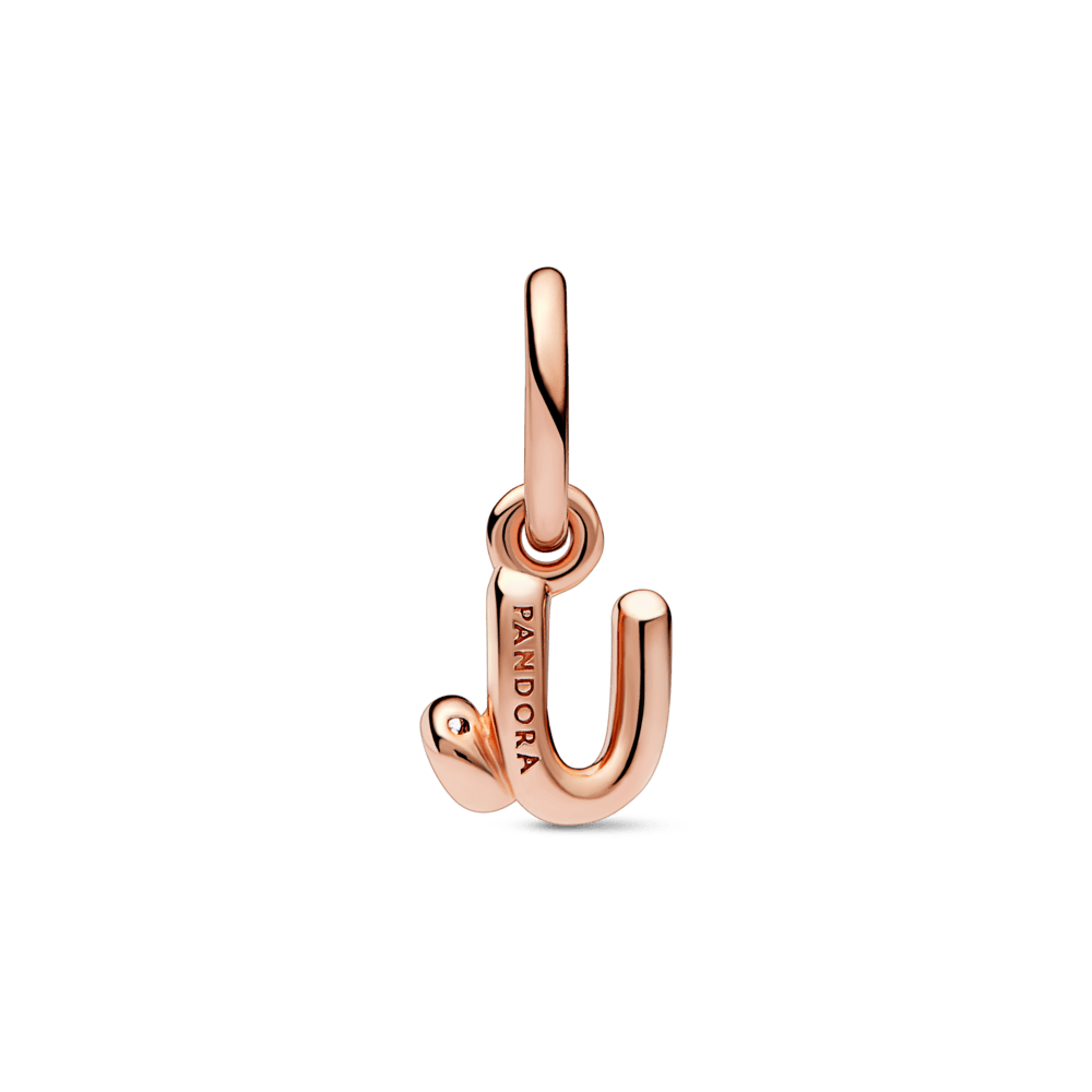 Raidės u pakabinamas abėcėlės amuletas - Pandora Lietuva