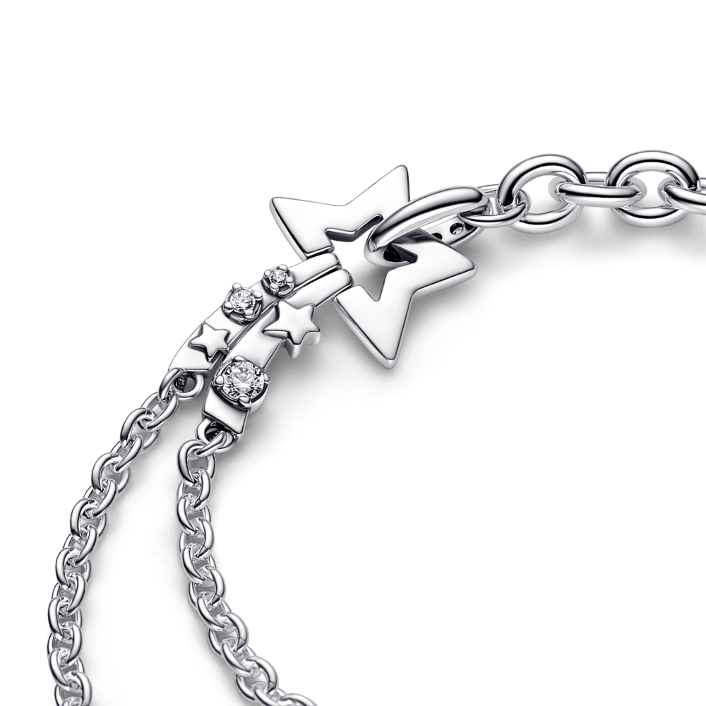 Shooting Star Double Chain Bracelet apyrankė - Pandora LT