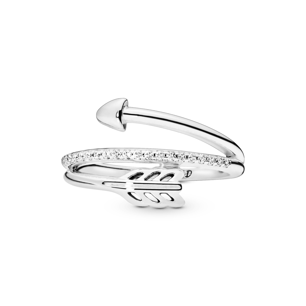 Sidabrinis strėlės žiedas - Pandora LT