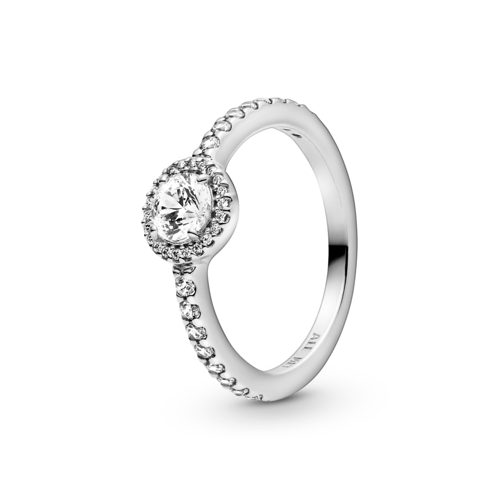 Sidabrinis žiedas su kubiniu cirkoniu - Pandora LT