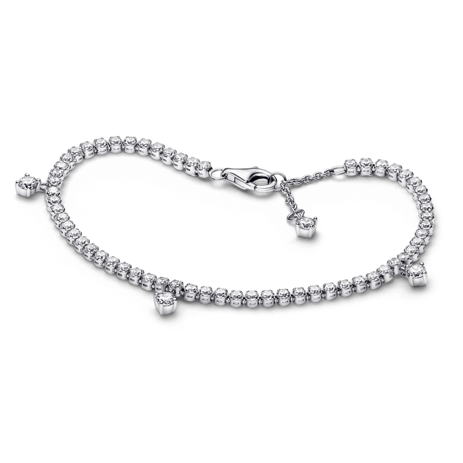 Sparkling Drops Tennis Bracelet apyrankė - Pandora Lietuva