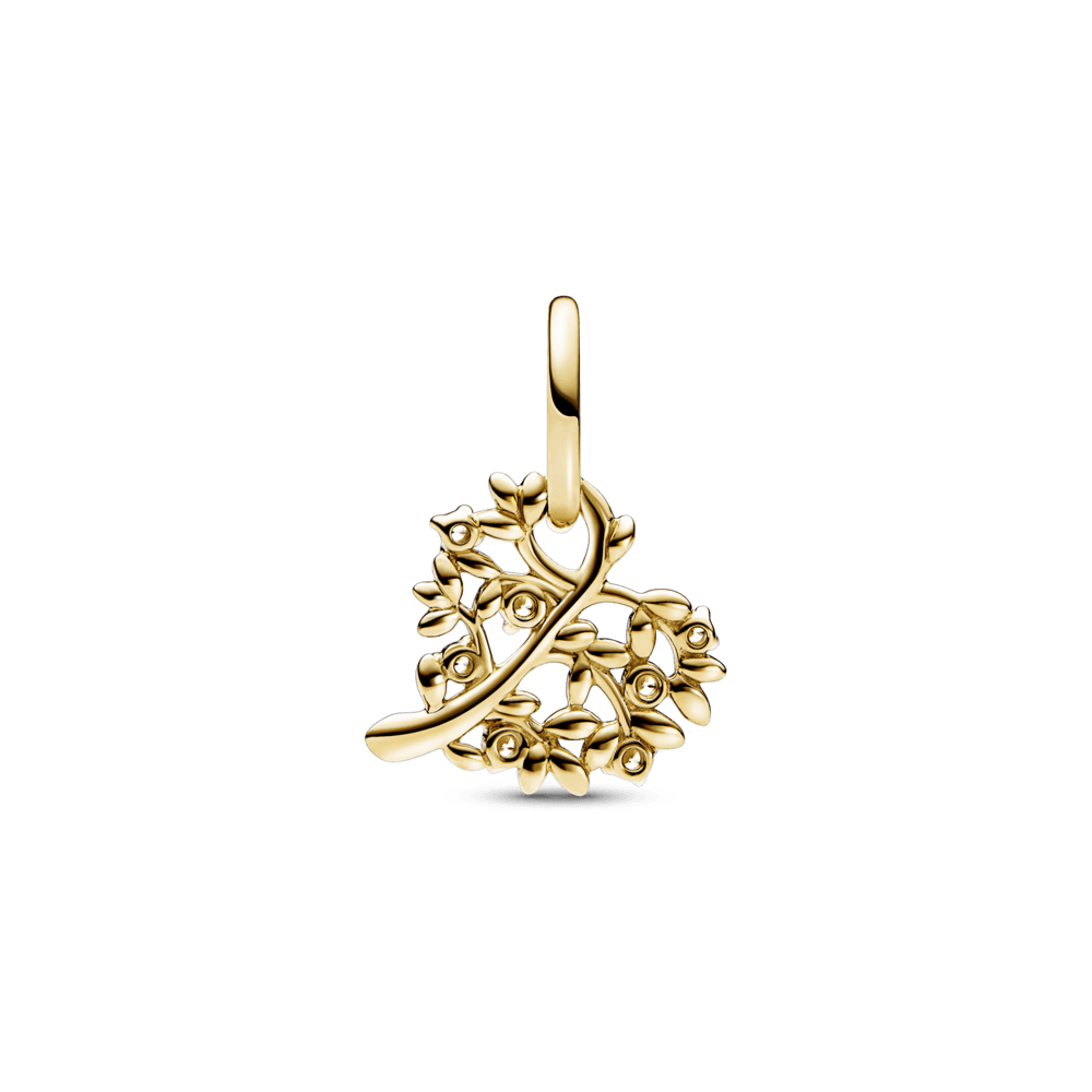 Sparkling Heart & Family Tree Dangle Charm - Pandora Lietuva