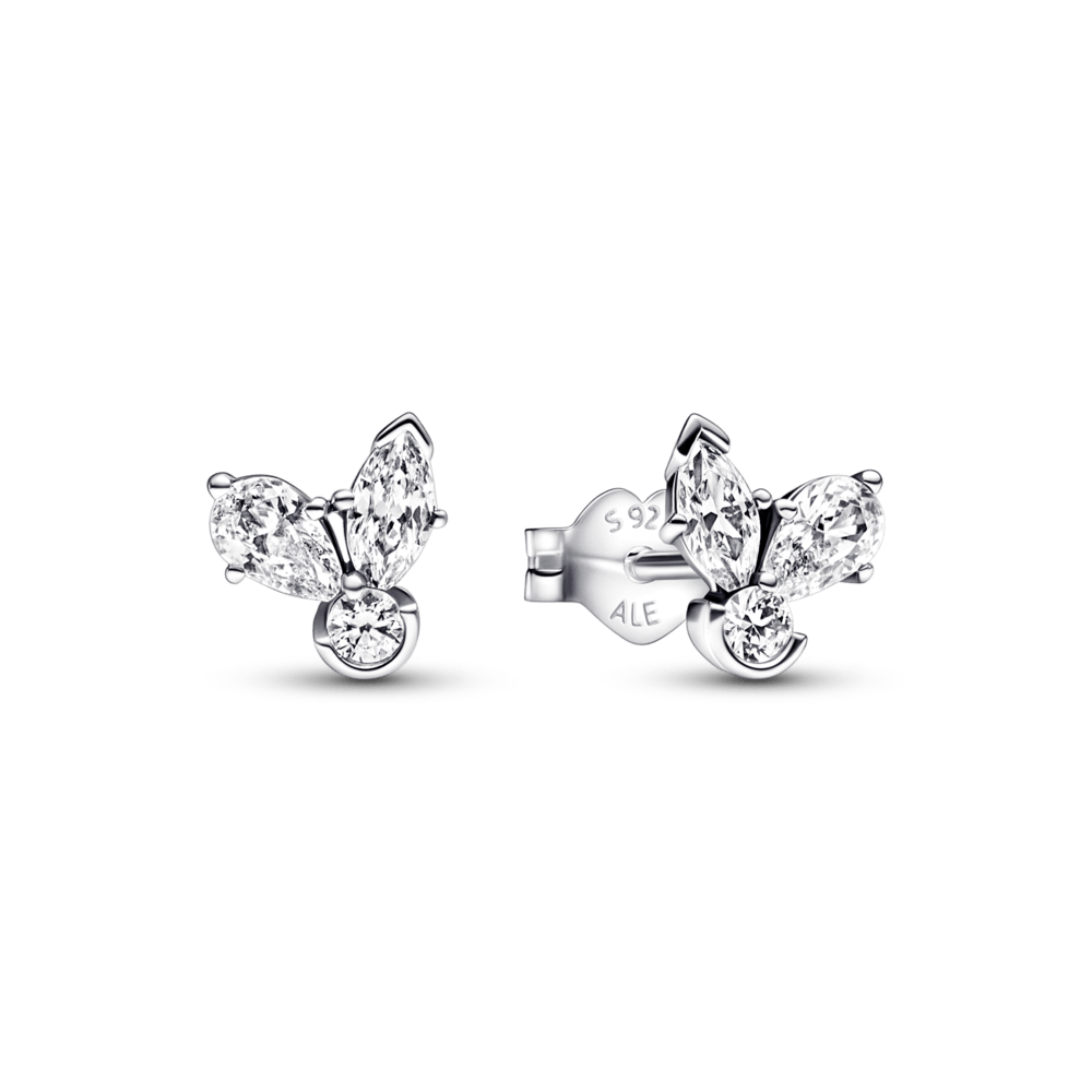 Sparkling Herbarium Cluster Stud Earrings auskarai - Pandora LT