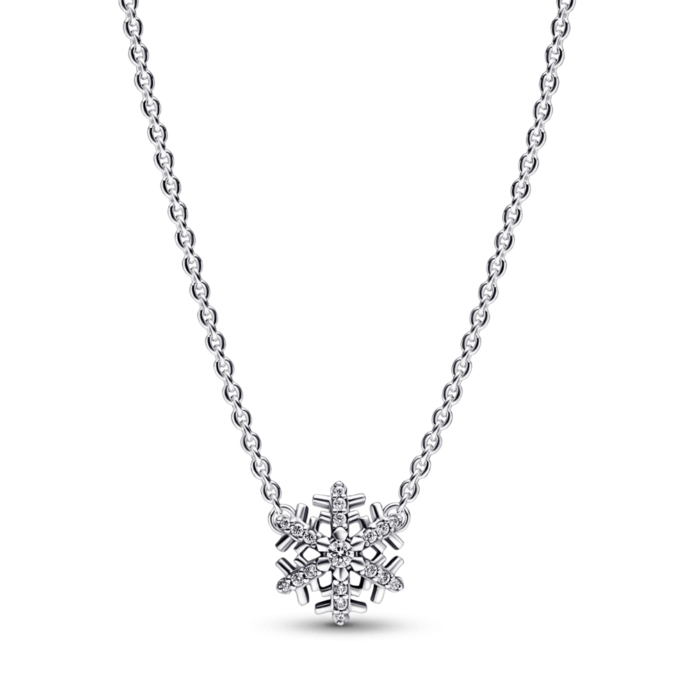 Sparkling Snowflake Pendant Necklace vėrinys - Pandora LT