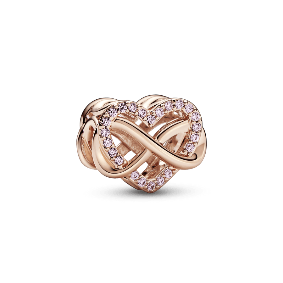 Spindintis begalybės širdies karoliukas - Pandora LT