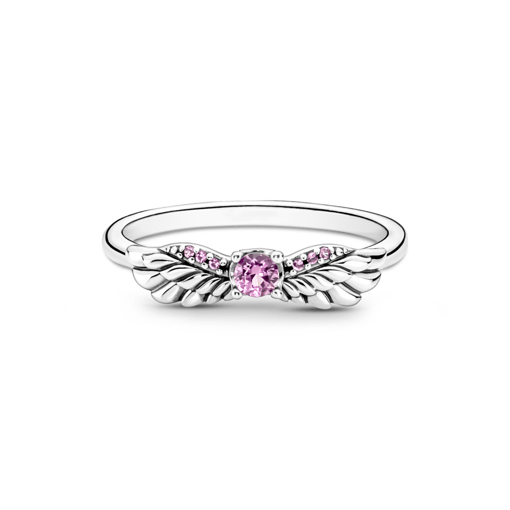 Spinduliuojantis angelo sparnų žiedas - Pandora LT