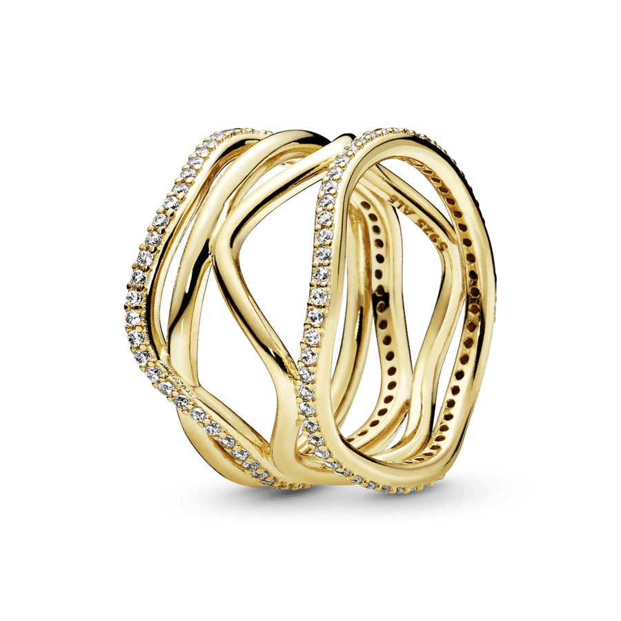 Suktos formos žiedas - Pandora Lietuva