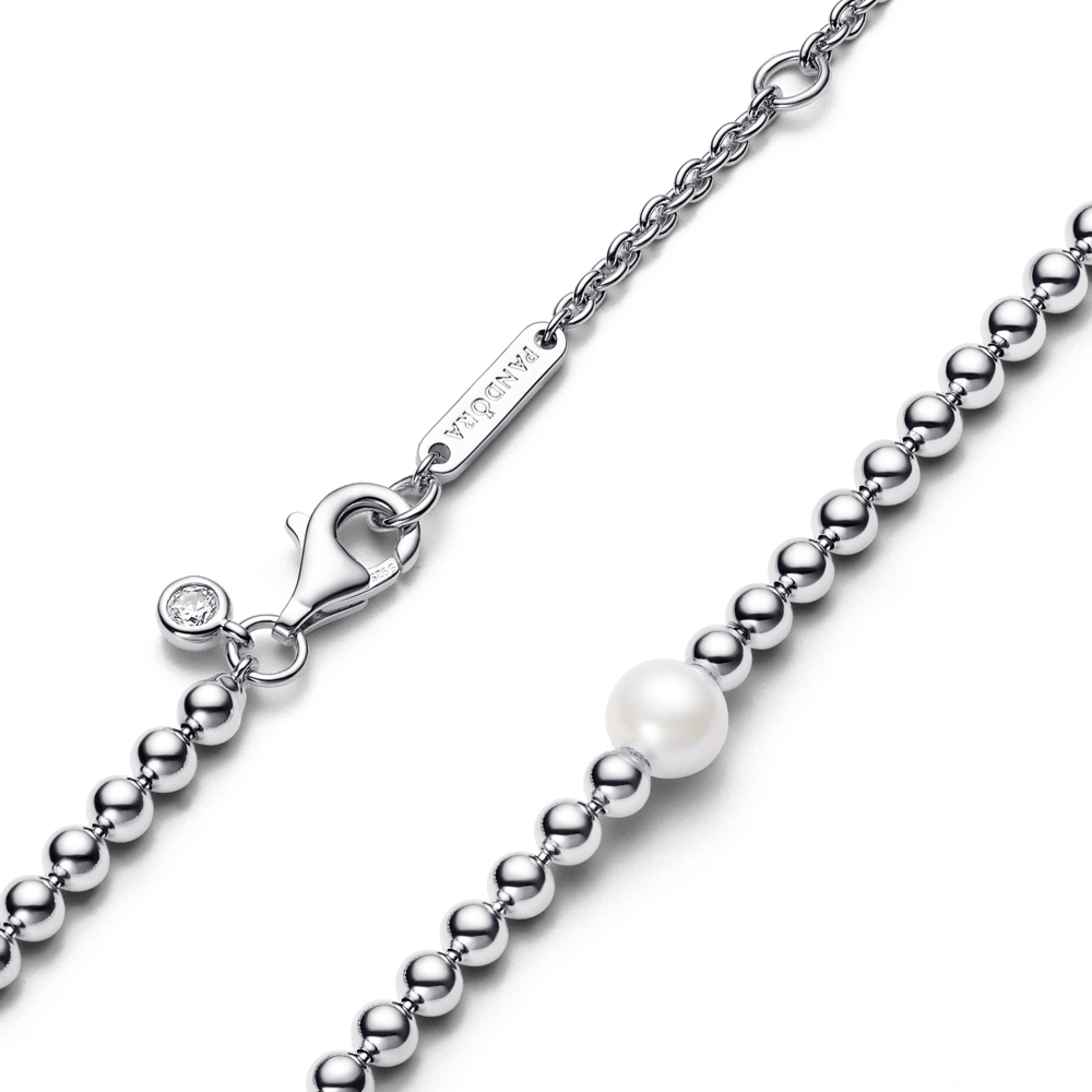 Treated Freshwater Cultured Pearl & Beads Collier Necklace - Pandora Lietuva