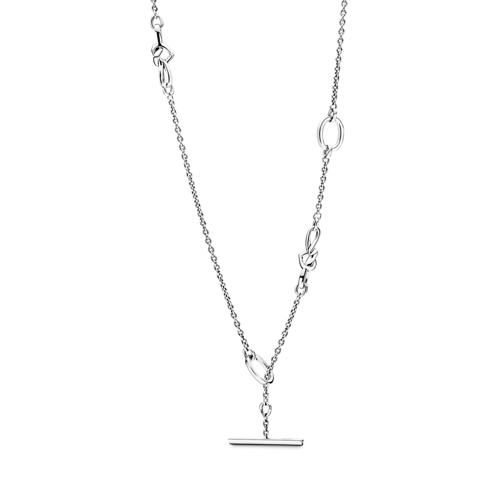 Vėrinys su mazgo formos širdelėmis - Pandora Lietuva