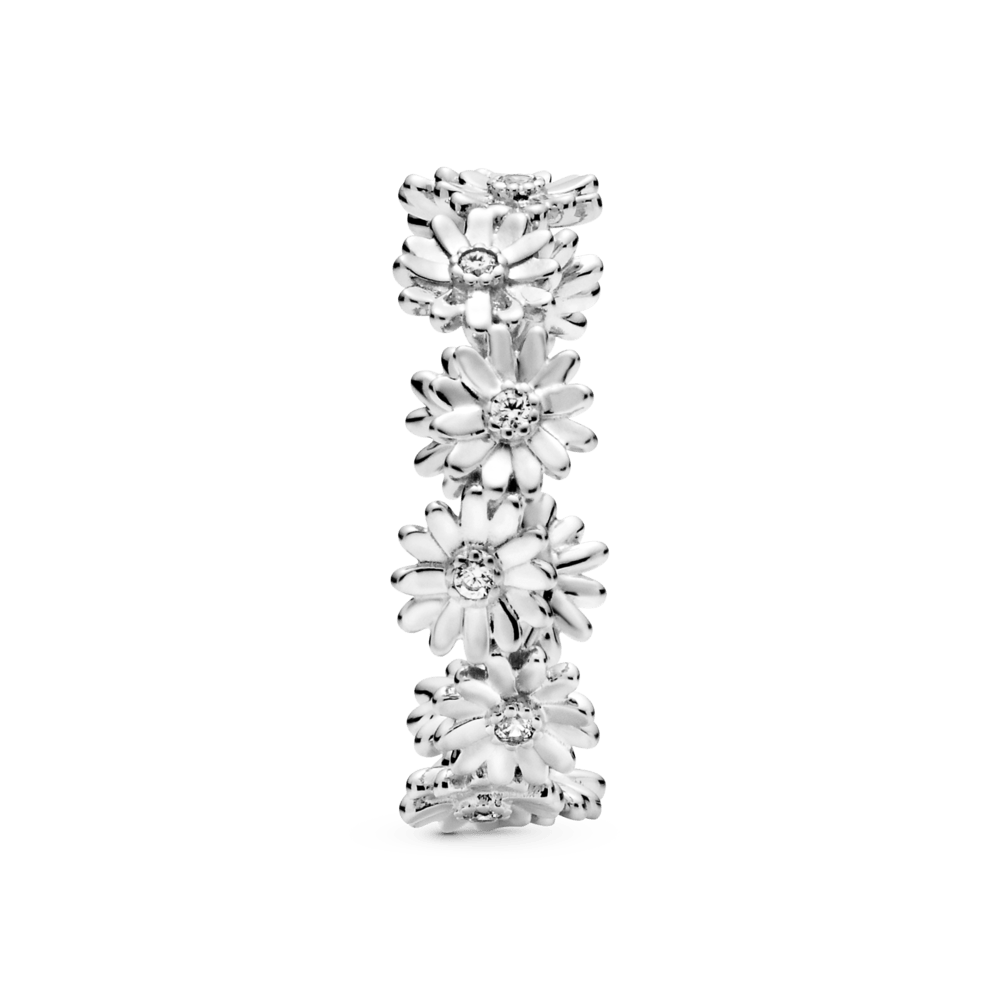 Žaižaruojantis gėlės ramunės žiedas - Pandora LT