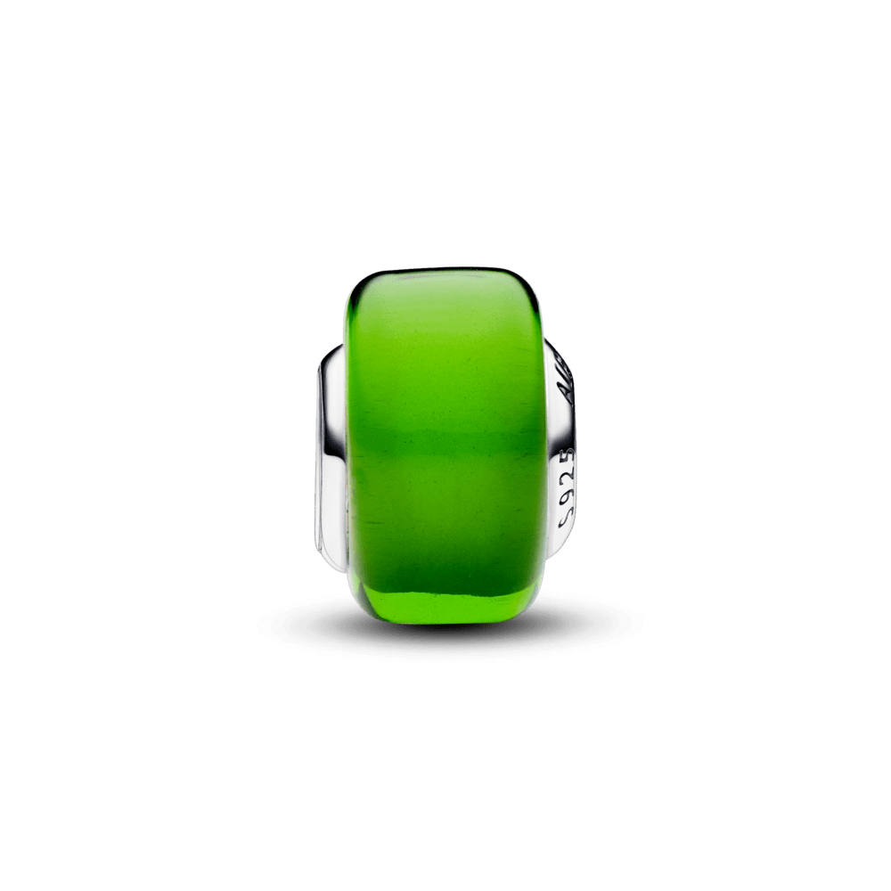 Žalias mažulytis karoliukas iš Murano stiklo - Pandora Lietuva