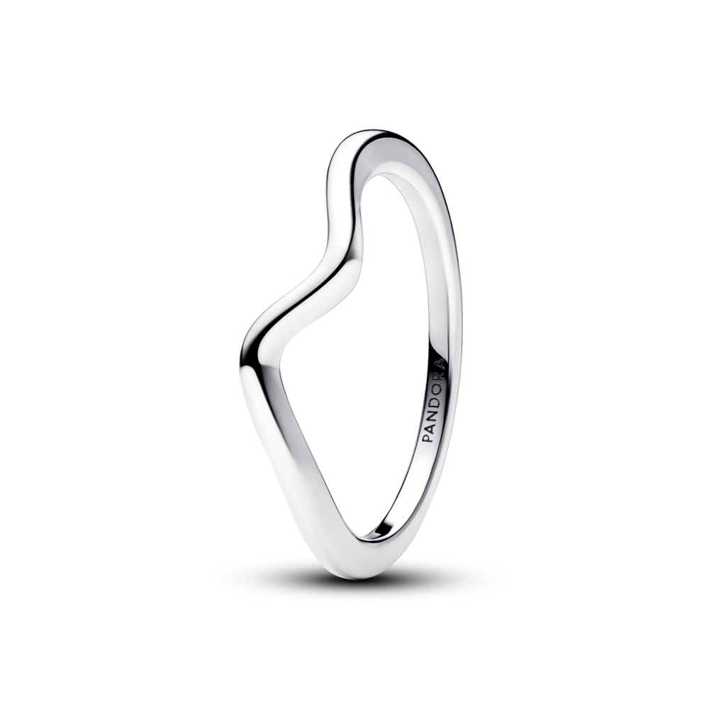 Žiedas „Žvilganti banga“ - Pandora Lietuva