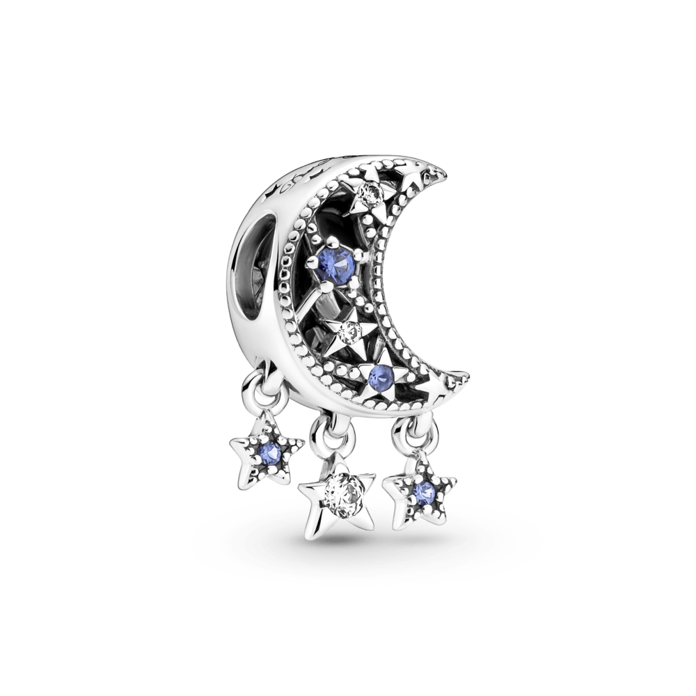 Žvaigždės ir pusmėnulio karoliukas - Pandora Lietuva