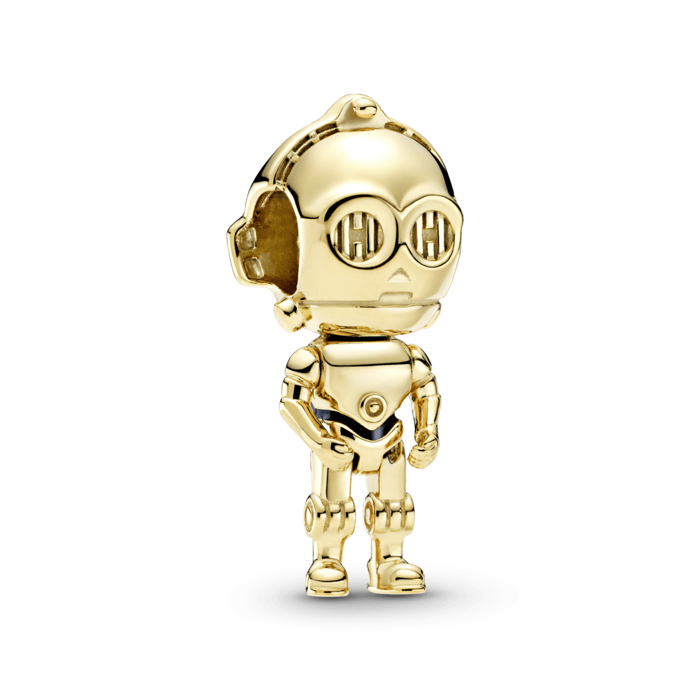 ,,Žvaigždžių karų'' C-3PO karoliukas - Pandora LT
