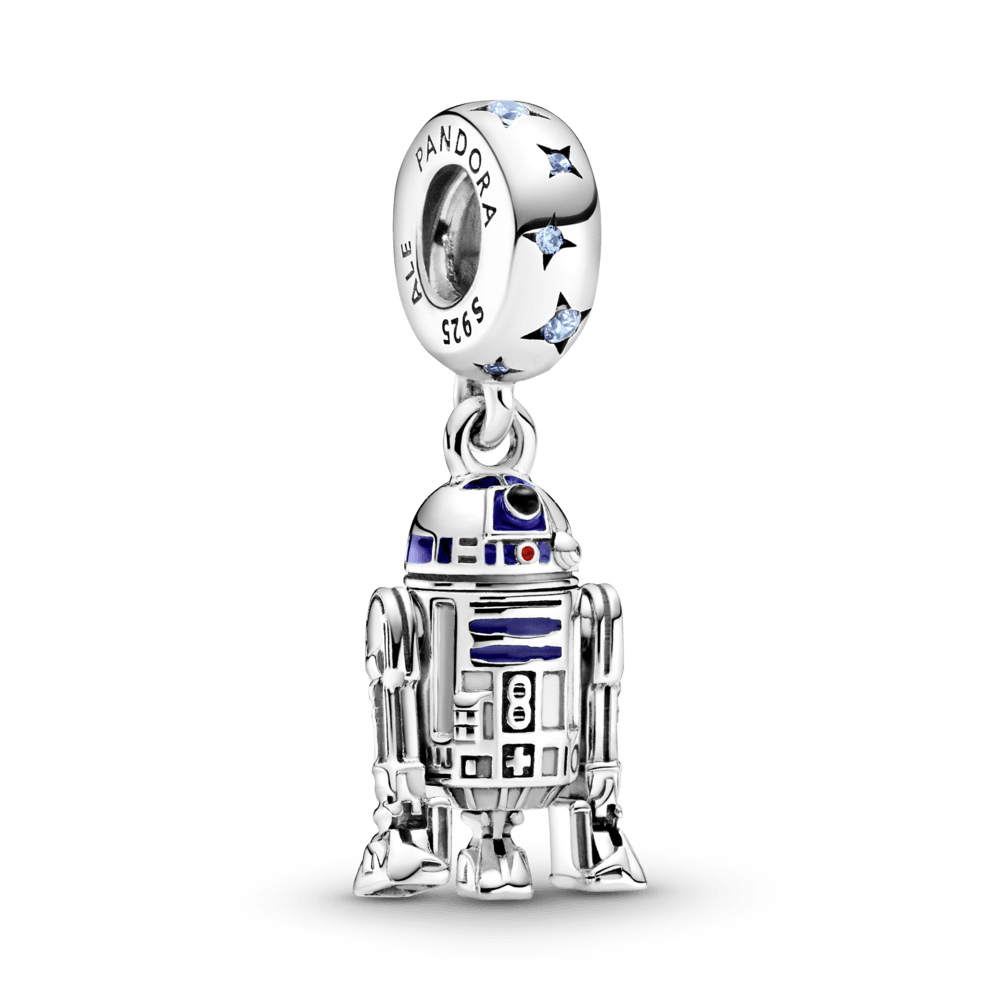 ,,Žvaigždžių karų'' R2-D2 kabantis karoliukas - Pandora LT