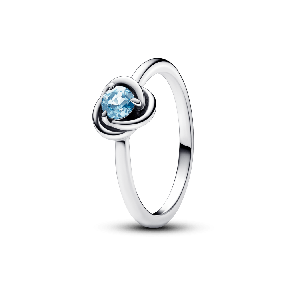Žydras Begalybės Žiedas - Pandora Lietuva